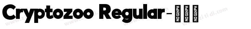 Cryptozoo Regular字体转换